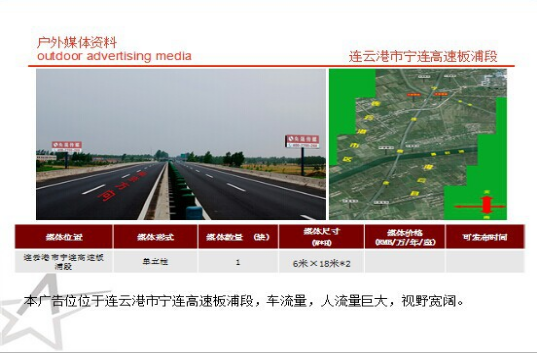 宁连高速广告